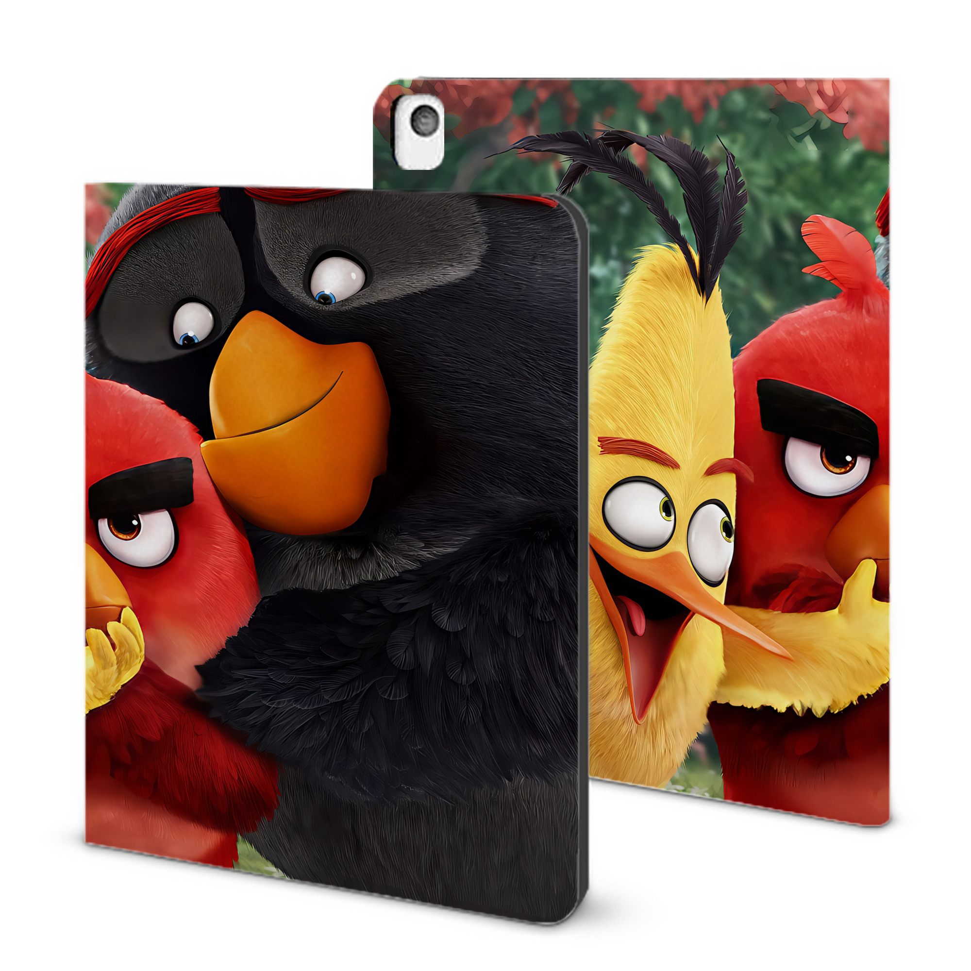（画像用） Angry Birds アングリーバード IPadケース ペンホルダー付き ブックスタイルデザイン